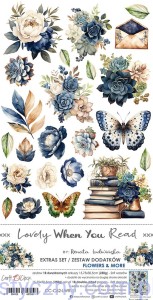 Dodatki do wycinania –  Flowers and More – Lovely When You Read -  10ark - Craft o'Clock