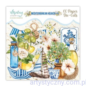 Mintay die cuts - Mediterranean Heaven - wycięte elementy - 60 sztuk MT-MED-LSC