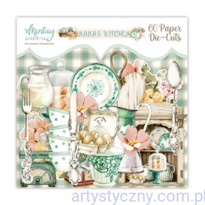 Mintay die cuts - Nana's Kitchen - wycięte elementy - 60 sztuk MT-NAN-LSC