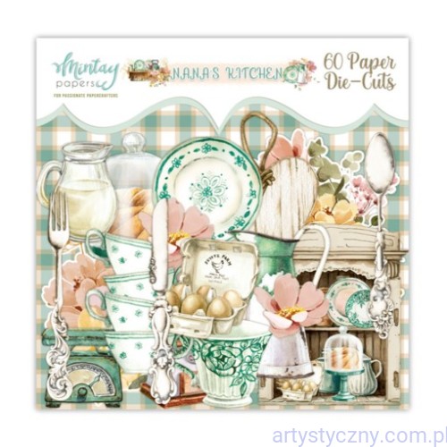 Mintay die cuts - Nana's Kitchen - wycięte elementy - 60 sztuk MT-NAN-LSC