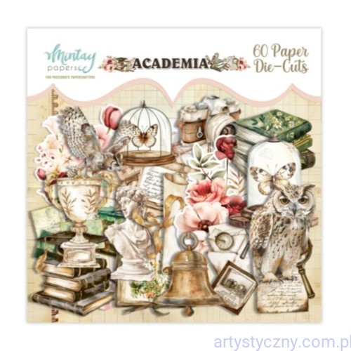 Mintay die cuts - Academia - wycięte elementy - 60 sztuk MT-ACA-LSC