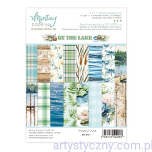 Zestaw papierów do scrapbookingu Mintay - By the lake - 15x20cm