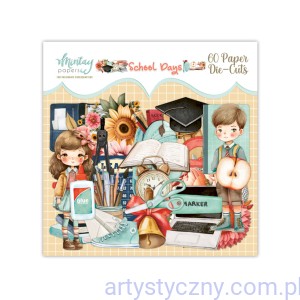 Mintay die cuts - School Days - wycięte elementy - 60 sztuk MT-SCH-LSC