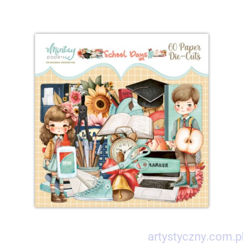Mintay die cuts - School Days - wycięte elementy - 60 sztuk MT-SCH-LSC