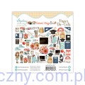 Mintay die cuts - School Days - wycięte elementy - 60 sztuk MT-SCH-LSC