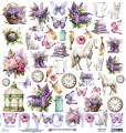 MT-LIL-09 Papier do scrapbookingu Mintay z elementami do wycinania Lilac Garden
