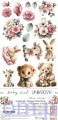 CC-C83-BGU-11-Dodatki do wycinania – Flowers & More - Baby Girl Universe - 10ark - Craft o'Clock