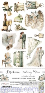 Dodatki do wycinania – Wedding – Lifetime Loving You - 10ark - Craft o'Clock 