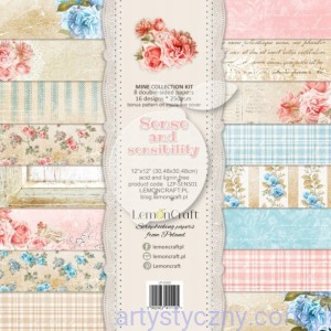 Sense and sensibility - Zestaw papierów do scrapbookingu 30x30cm - Lemoncraft