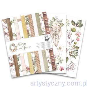 Zestaw papierów do scrapbookingu P13 - Always and Forever -15x20cm format A5