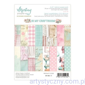 Zestaw papierów do scrapbookingu Mintay - In my craftroom - 15x20cm