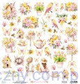 MT-BLO-09-Papier do scrapbookingu Mintay z elementami do wycięcia - Blossom Serenity