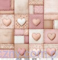 CC-C83-BGU-00-Zestaw papierów do scrapbookingu Craft o'Clock - Baby Girl Universe - 30x30cm