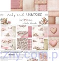 CC-C83-BGU-00-Zestaw papierów do scrapbookingu Craft o'Clock - Baby Girl Universe - 30x30cm