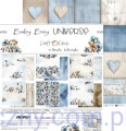 CC-C84-BBU-00-Zestaw papierów do scrapbookingu Craft o'Clock - Baby Boy Universe - 30x30cm