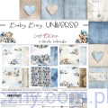 CC-C84-BBU-07-Zestaw papierów do scrapbookingu Craft o'Clock - Baby Boy Universe - 20x20cm - 6ark