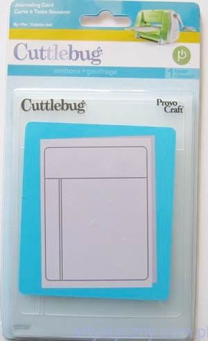 Folder Cuttlebug A6 - Journaling Card