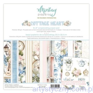 Zestaw papierów do scrapbookingu Mintay - Cottage Heart - 20x20cm MT-COH-08