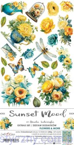 Dodatki do wycinania – Flowers and More – Sunset Mood - 10ark - Craft o'Clock