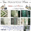 CC-F37-NM-07-Zestaw papierów do scrapbookingu Craft o'Clock - The November Man - 6ark - 20x20cm