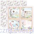 Zestaw papierów do scrapbookingu ScrapBoys - Garden of Love  - 20x20cm