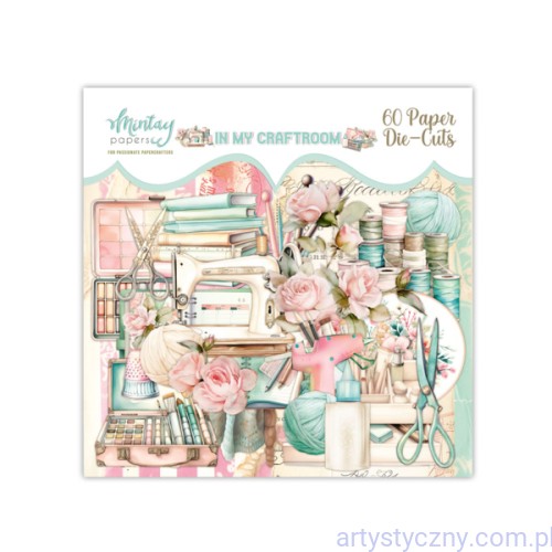 MT-IMC-LSC-Mintay die cuts - In my Craftroom - wycięte elementy - 60 sztuk