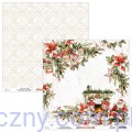 Zestaw papierów do scrapbookingu Mintay - Holly Jolly - 4 arkusze - 30x30cm
