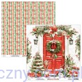 Zestaw papierów do scrapbookingu Mintay - Holly Jolly - 4 arkusze - 30x30cm