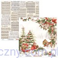 Zestaw papierów do scrapbookingu Mintay - Holly Jolly - 4 arkusze - 30x30cm