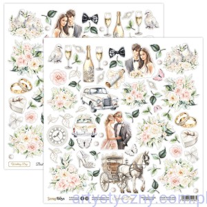 Arkusz dwustronnych elementów do wycinania Special Day 30x30cm ScrapBoys