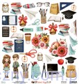 Zestaw papierów do scrapbookingu Mintay - School Day - 30x30cm MT-SCH-07