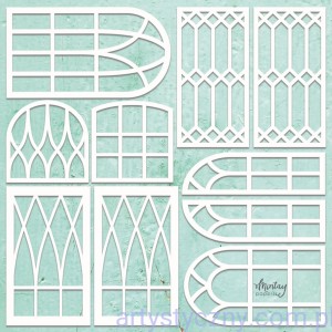 Tekturki Mintay Chippies - Windows Set - Okna MT-CHIP2-D18