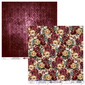 Papier dwustronny do scrapbookingu Mintay 30x30cm - Bohemian Wedding MT-BOH-05