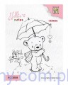 NCC5038-Stempel Akrylowy Nellie's Choice - Christmas umbrella NCCS038