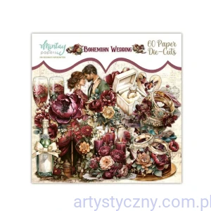 Mintay die cuts - Bohemian Wedding - wycięte elementy - 60szt - MT-BOH-LSC