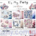 Zestaw papierów do scrapbookingu Craft o'Clock - It’s My Party - 15x15cm-CC-C75-IMP-10
