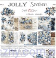 Zestaw papierów do scrapbookingu Craft o'Clock - Jolly Season - 30x30cm CC-C79-JS-00-CC-C79-JS-00