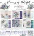 CC-C85-FOD-00-Zestaw papierów do scrapbookingu Craft o'Clock - Flowers Of Delight - 30x30cm