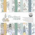 P13 Christmas Charm duży zestaw papierów do scrapbookingu 30x30cm P13-CHC-07 okładka kompletu 7 arkuszy. P13-CHC-07