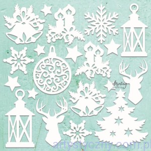 Tekturka Mintay Chippies Christmas Mix MT-CHIP2-D9 świąteczna 30x30
