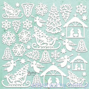 Tekturki Mintay Chippies - Decor Christmas Xmas - Boże Narodzenie MT-CHIP2-D36