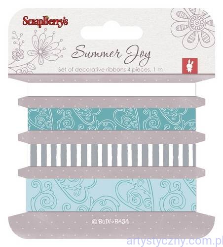 Set of decorative ribbons, Summer Joy - Tasiemki Dekoracyjne
