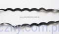 33. Czarna Lamówka - Koronka - Falka - 1 metr