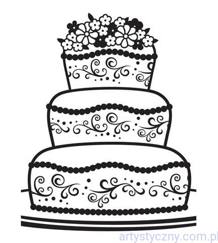 Folder Darice - Fancy Cake - Fantazyjne Ciasto Tort 1218-17