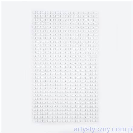 Kryształki Cyrkonie Samoprzylepne 3mm, 806szt, Białe