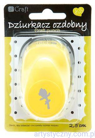 Dziurkacz Ozdobny 2,5 cm - Róża Różyczka