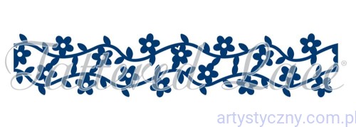 Wykrojnik Tattered Lace Bloomsbury Border - Lamówka D311
