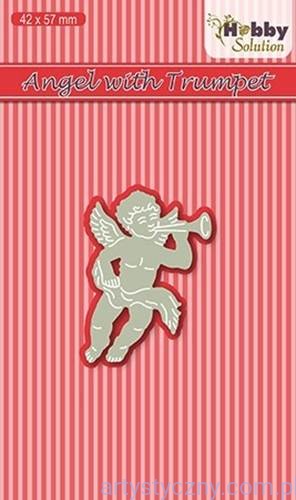 Wykrojnik Nellie's Choice - Angel Aniołek z Trąbką HSDJ013