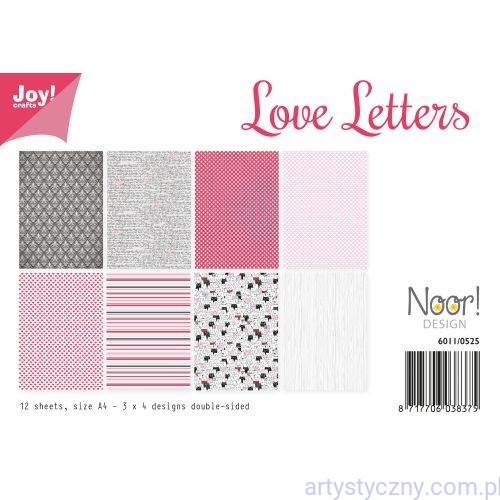 Zestaw papierów do scrapbookingu Joy! Crafts - Love Letters - 12xA4 - 6011/0525
