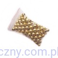 Perły Perełki Koraliki Kulki 6mm - Złote - 100 sztuk